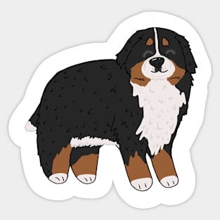 Bernese Mountain Dog Drawn Badly Sticker